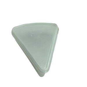 Vintage 1954 Tupperware Millionaire Line Pie Cake Pizza Slice Storage Container